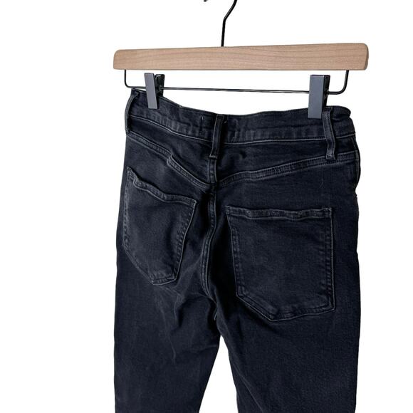 AGOLDE RILEY HIGH RISE STRAIGHT CROP (STRETCH) IN PANORAMIC Button Fly Size 25 - Picture 9 of 13